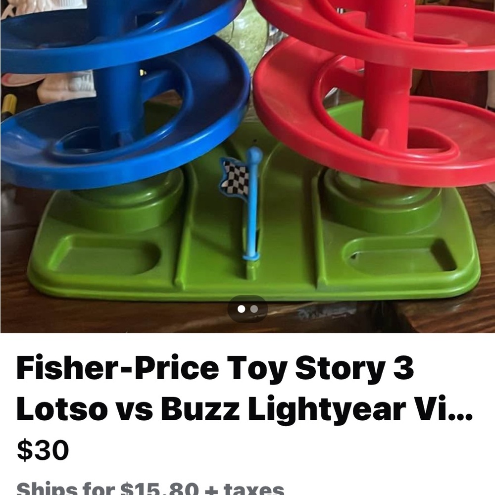 Fisher-Price Toy Story Spiral Speedway - Red, Blue, and Green